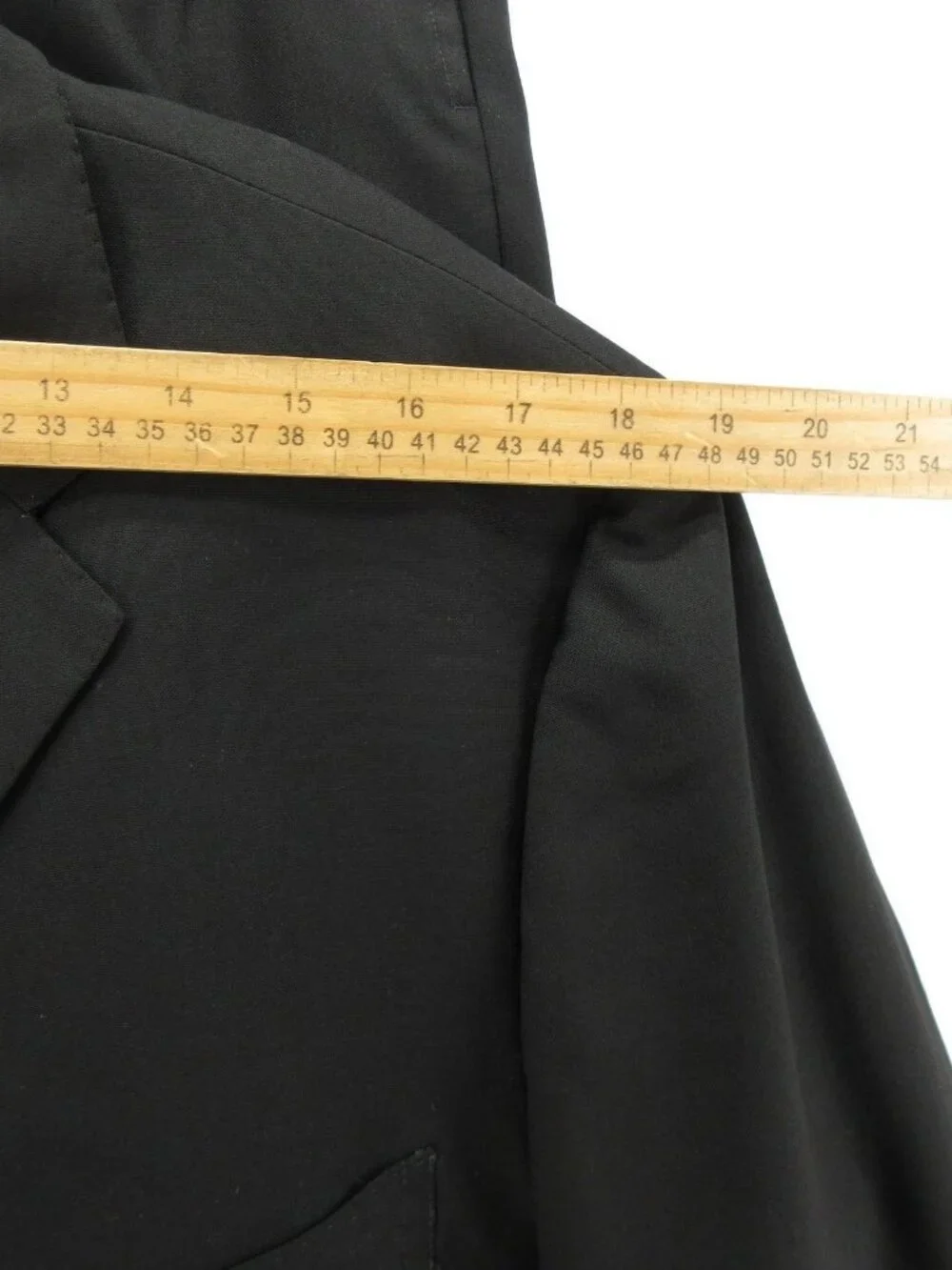 VTG Polo Ralph Lauren Suit 41 S Virgin Wool Pleated Cuffed Italy 34X27